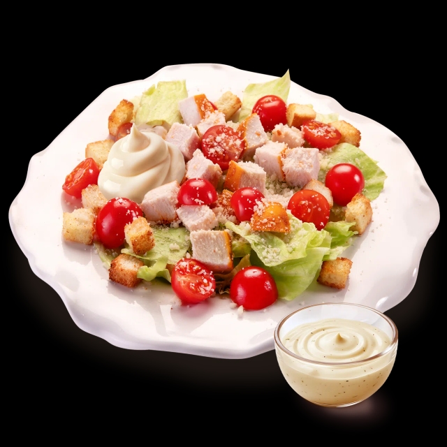 Цезарь с курицей