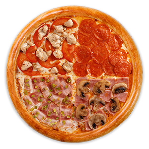 Пицца 4 вкуса